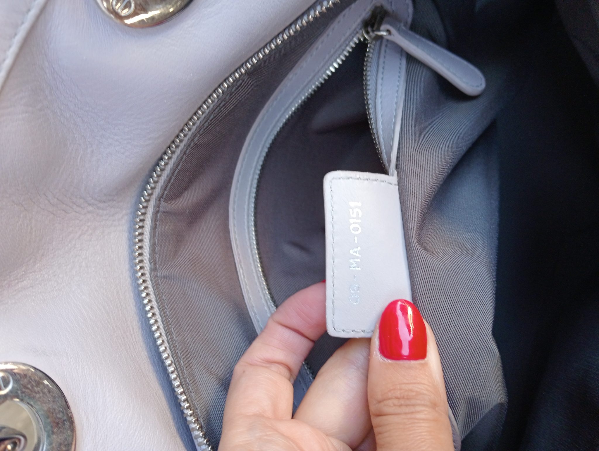 Bolso Lady Dior Granville - Perla