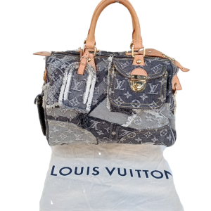 Bolso Louis Vuitton Speedy Denim Patch Noir