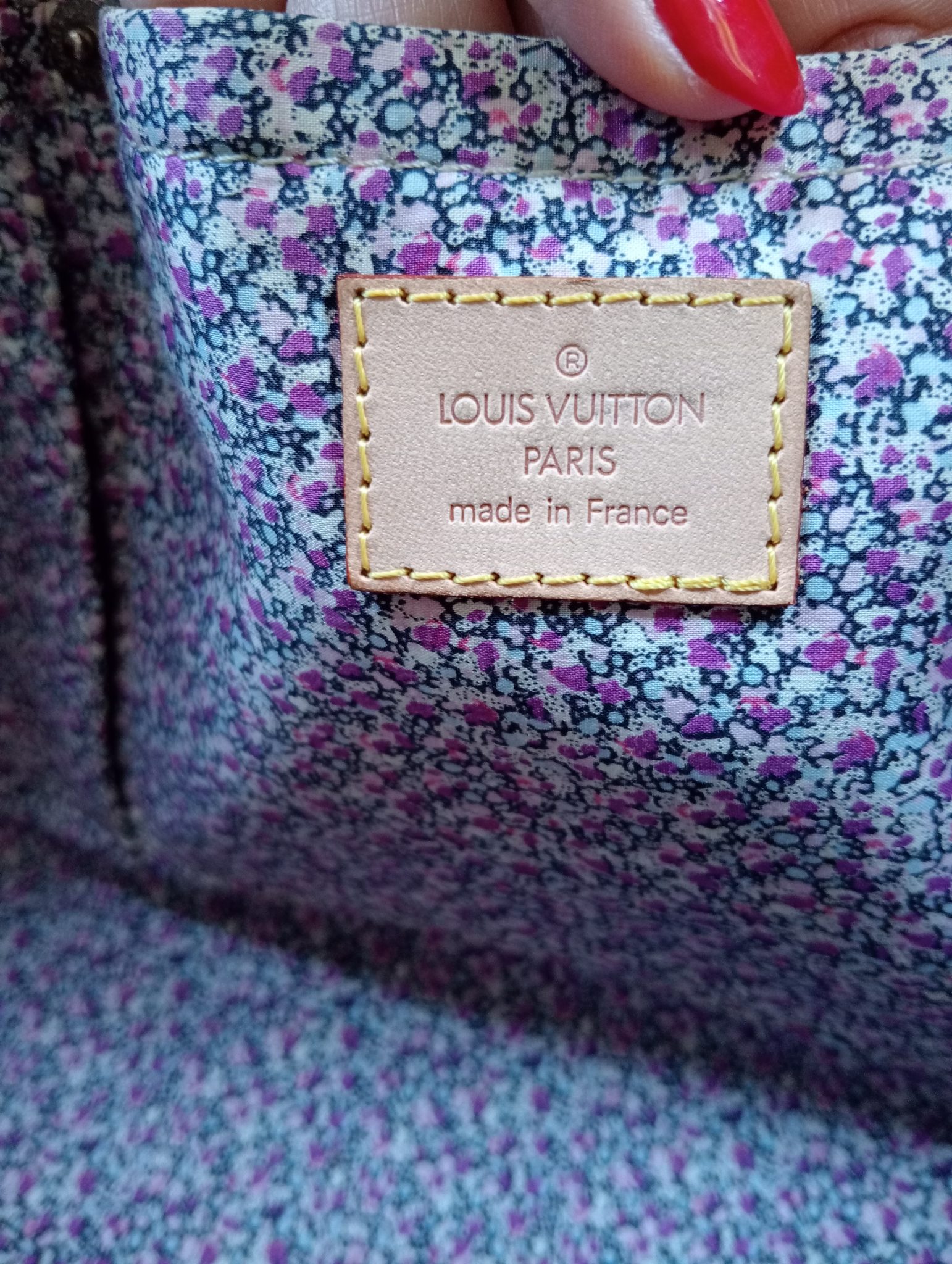 Bolso Louis Vuitton Speedy Denim Patch Noir