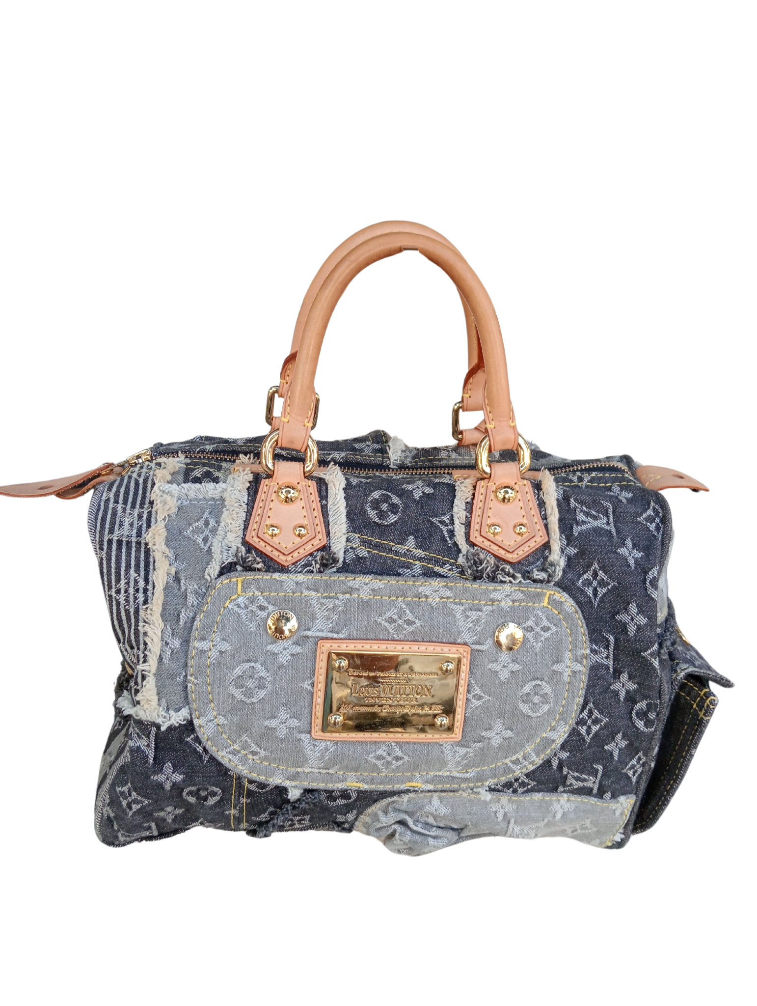 Bolso Louis Vuitton Speedy Denim Patch Noir