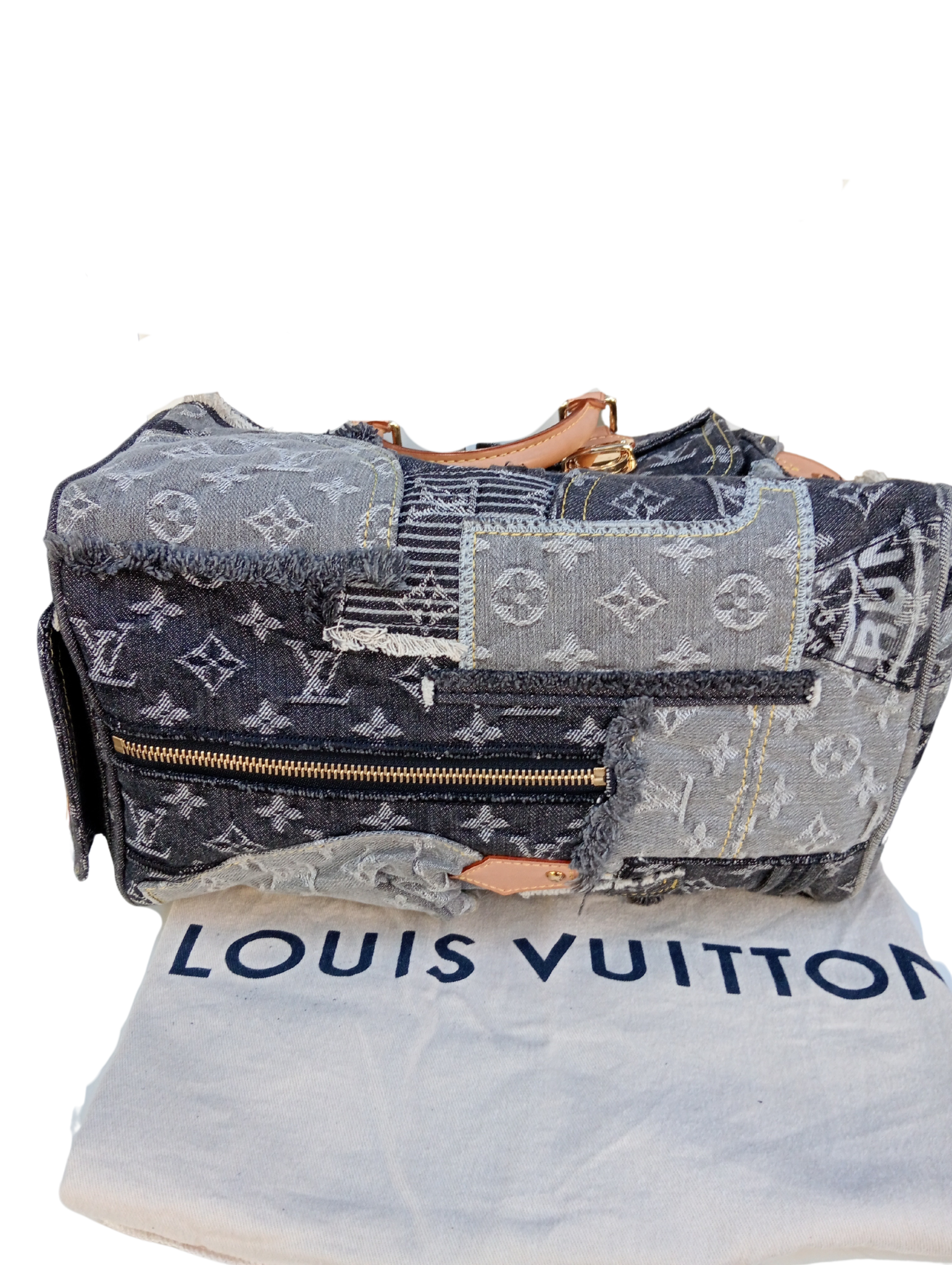 Bolso Louis Vuitton Speedy Denim Patch Noir