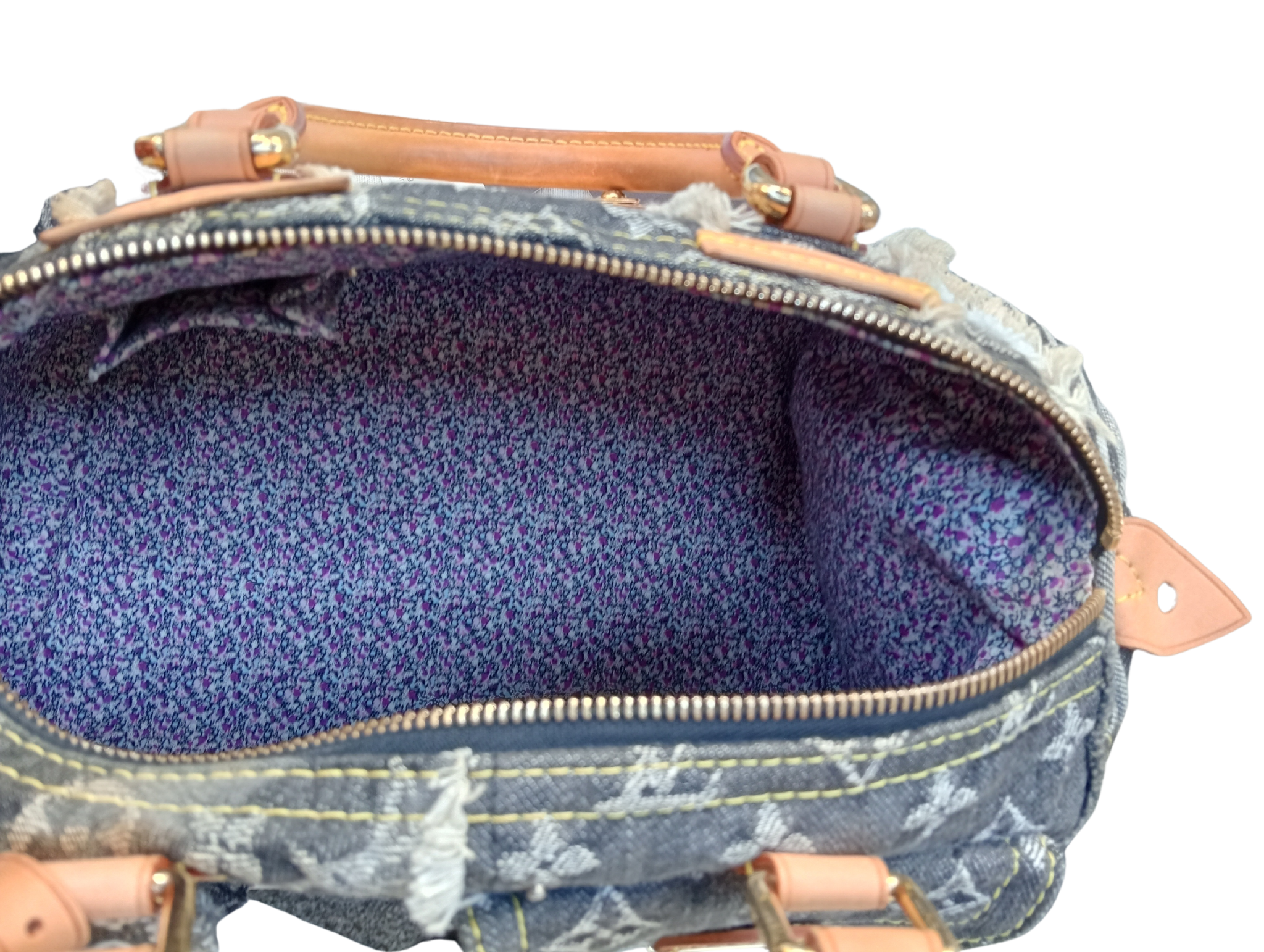 Bolso Louis Vuitton Speedy Denim Patch Noir