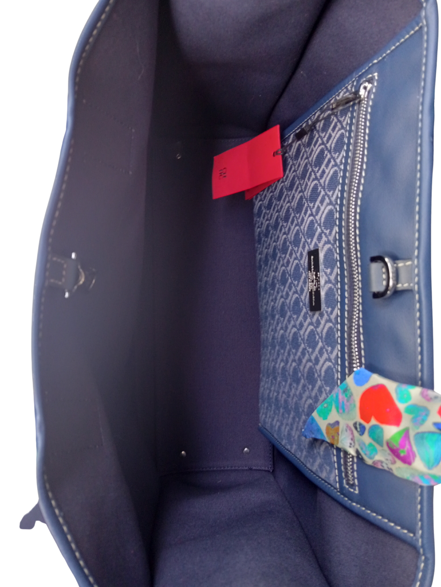Bolso de Mano Carolina Herrera Azul