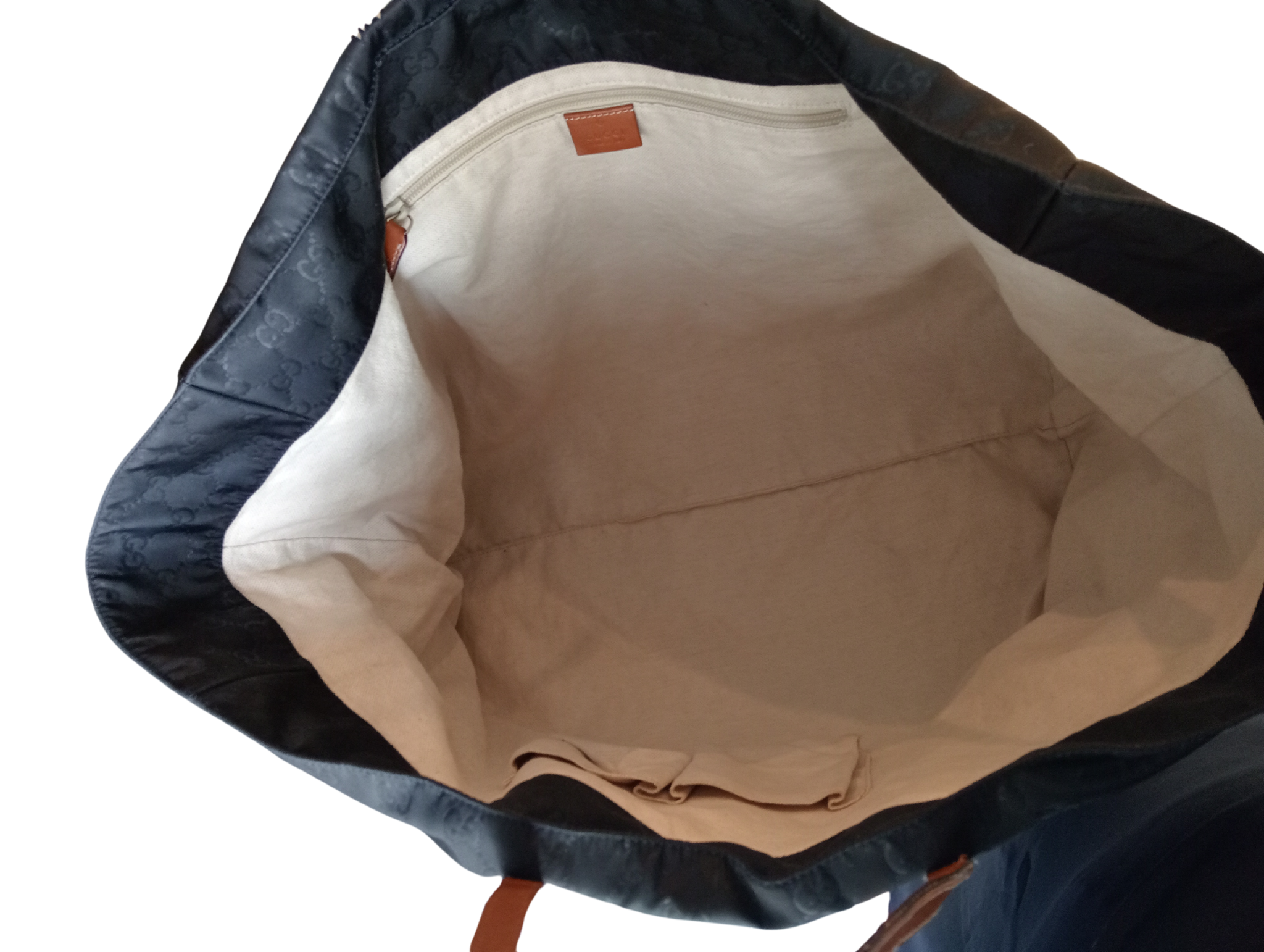 Bolso de Mano Gucci de Nylon Negro