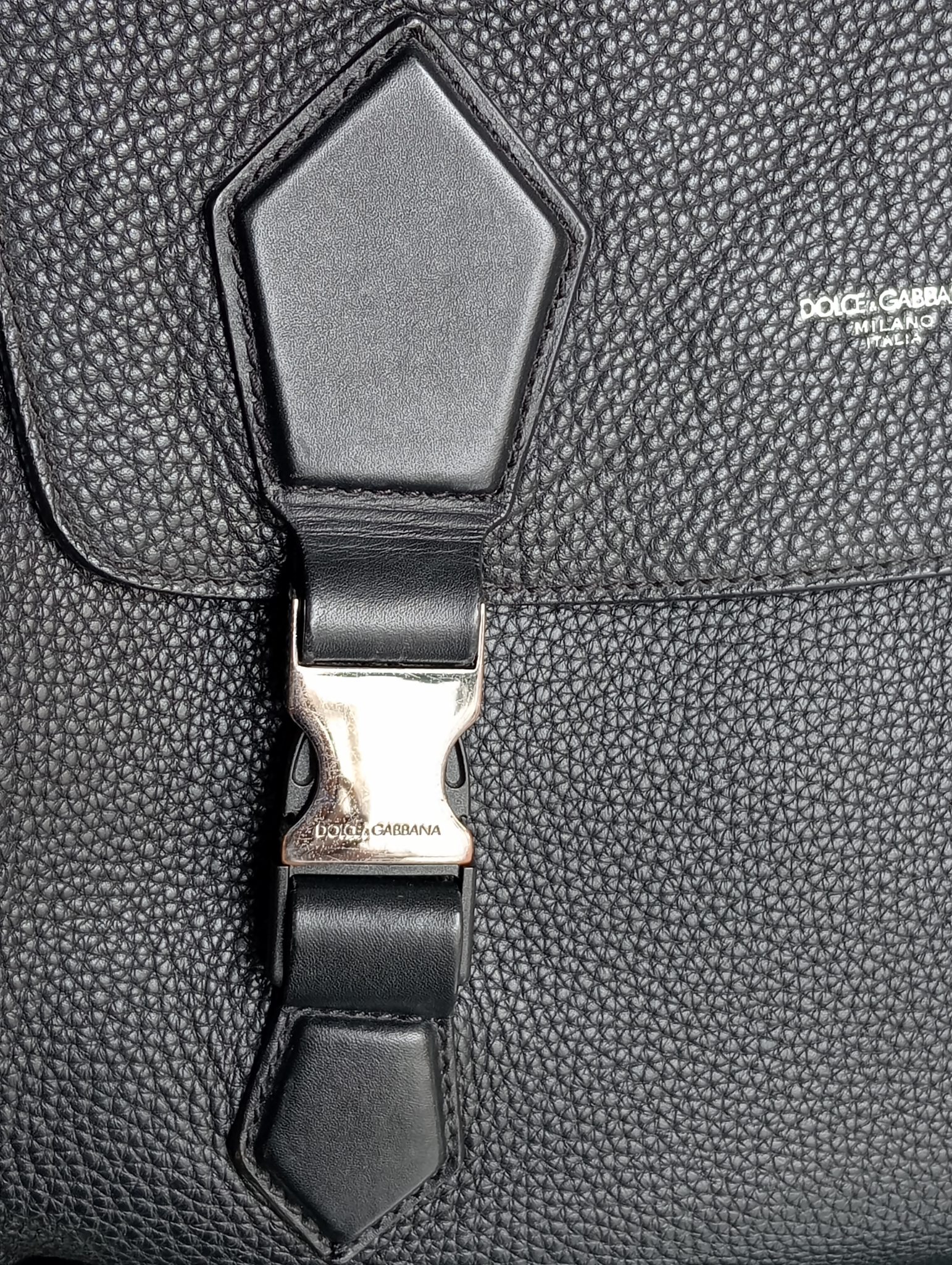 Mochila de Lujo Dolce & Gabbana de Cuero Negro