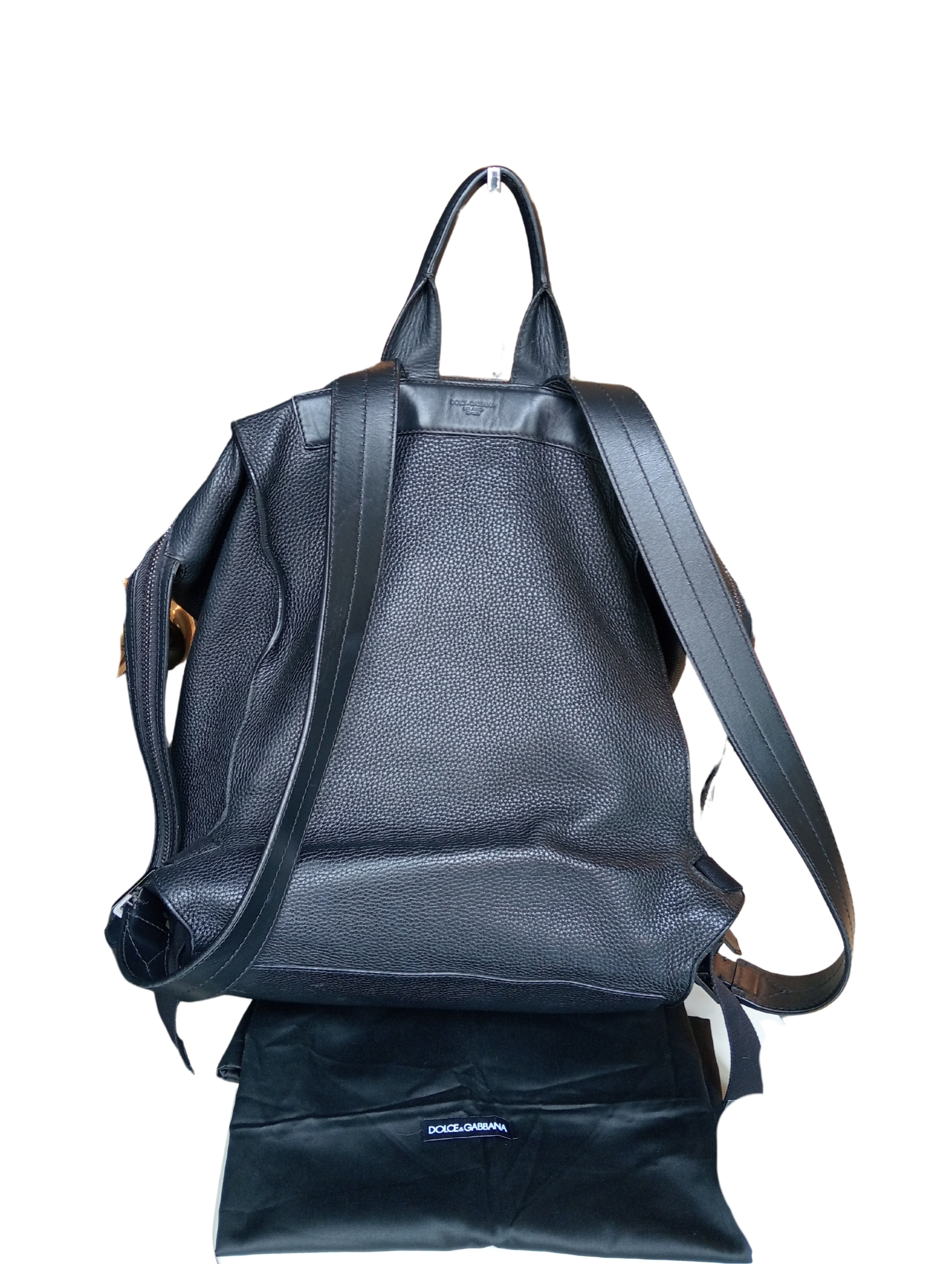 Mochila de Lujo Dolce & Gabbana de Cuero Negro