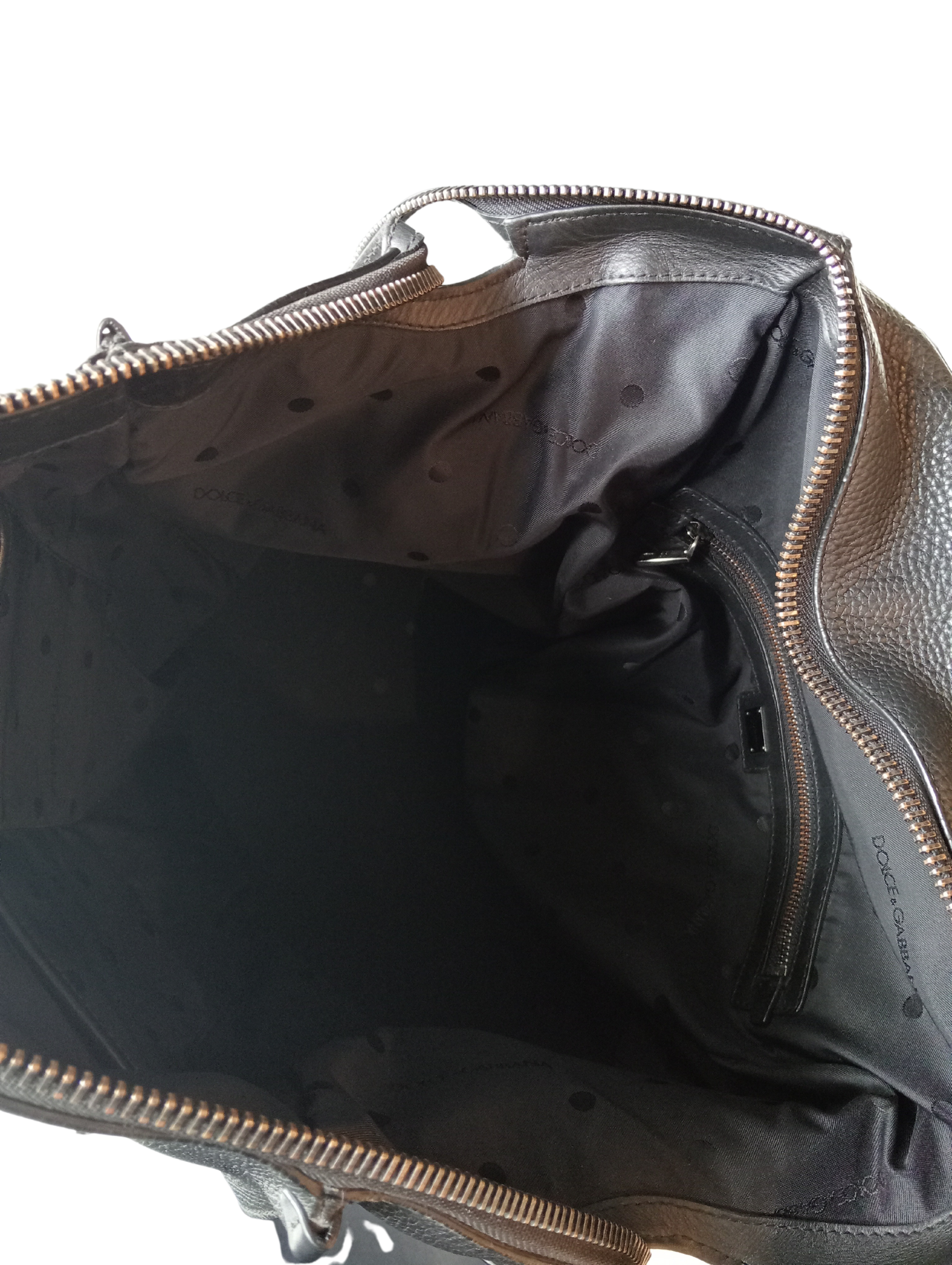 Mochila de Lujo Dolce & Gabbana de Cuero Negro