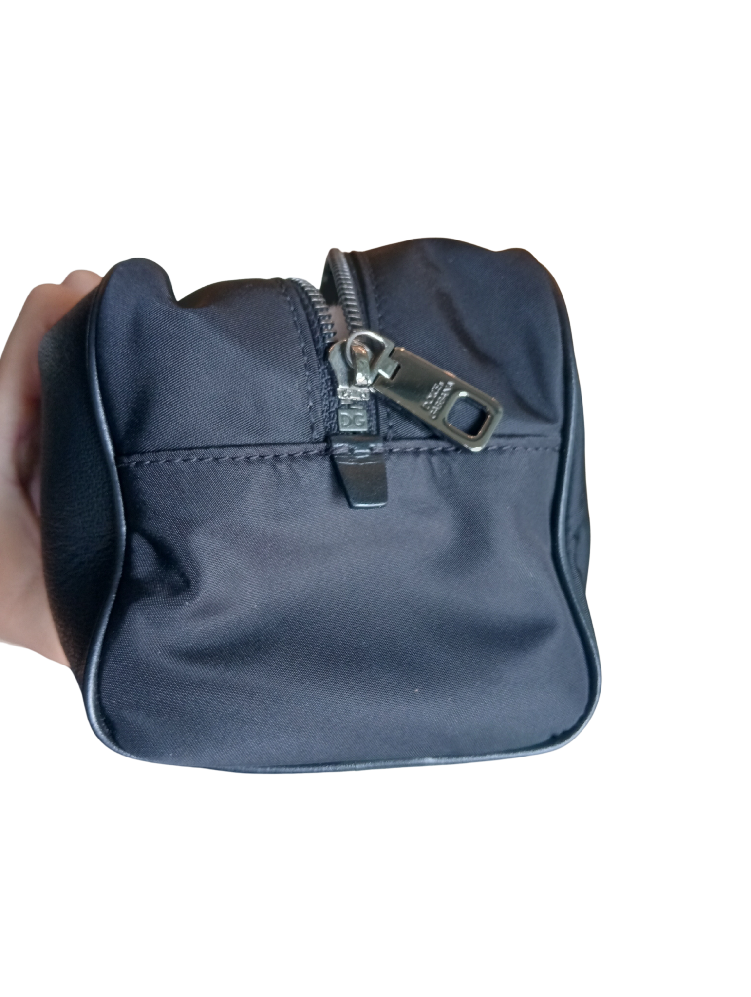 Necessaire de Hombre Dolce & Gabbana en Cuero y Nylon Negro