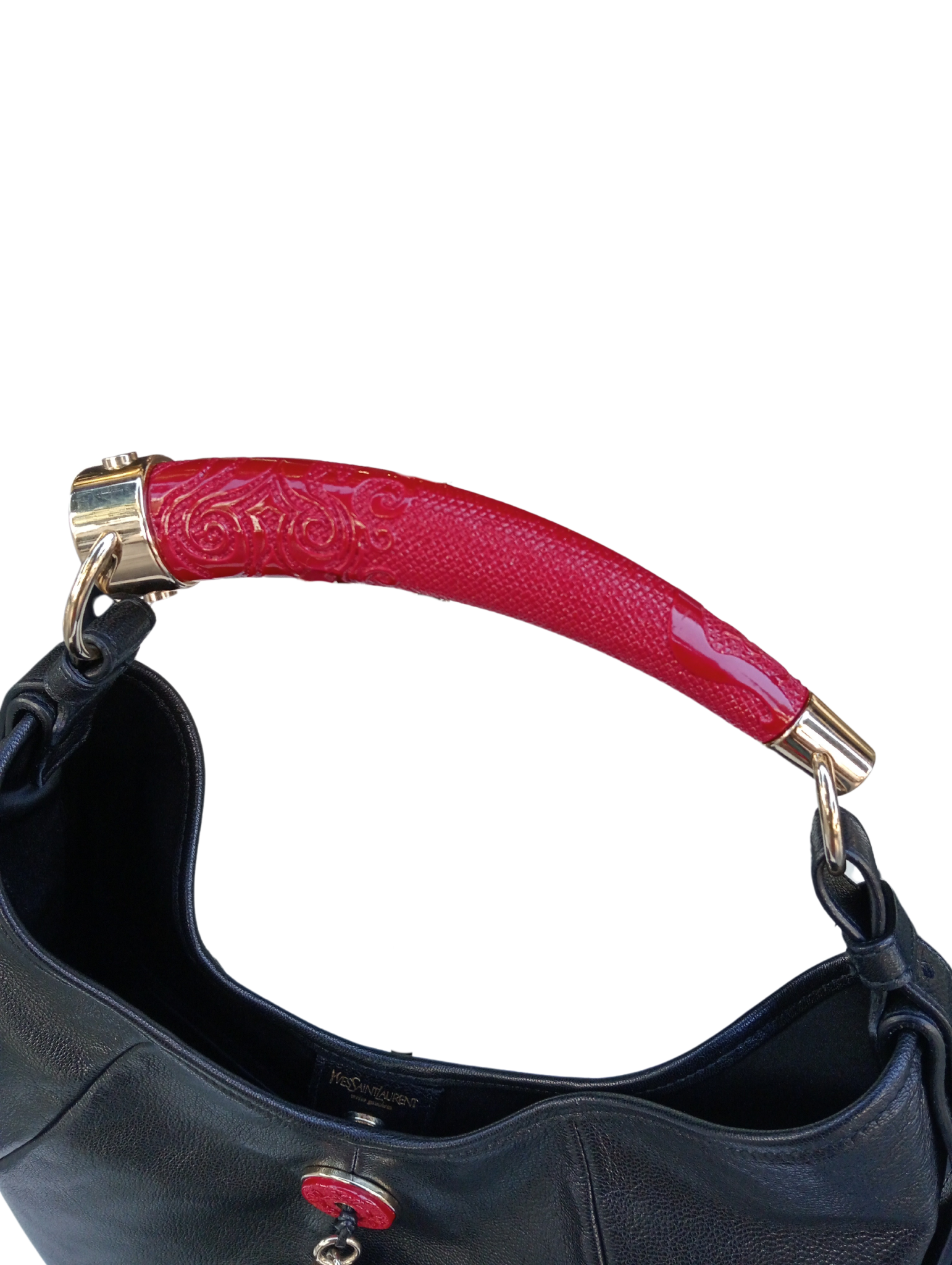 Bolso Yves Saint Laurent Cuerno Rojo