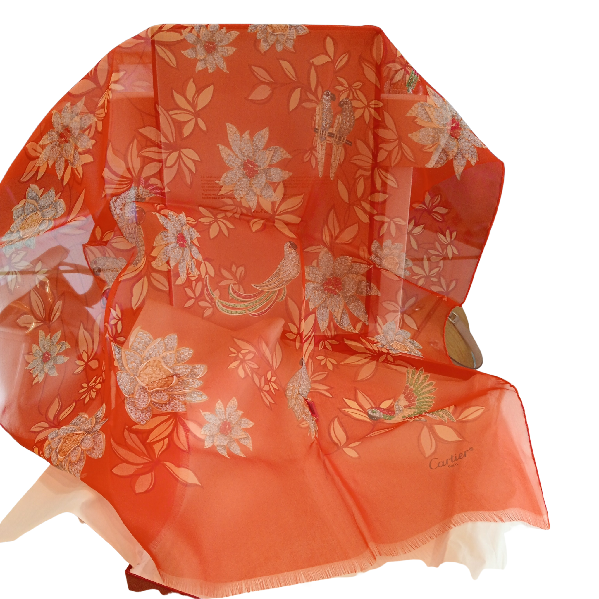 Foulard Cartier rojo