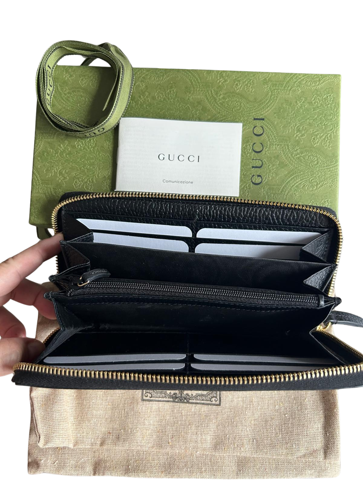 Cartera Gucci Marmont en lona GG