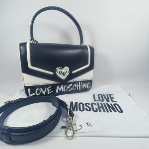 Bolso Moschino Negro y Blanco