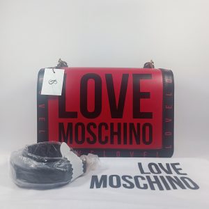 Bolso Moschino Rojo y Negro