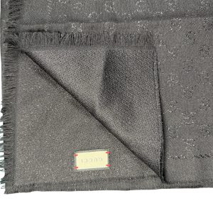 Bufanda Gucci Unisex Negra